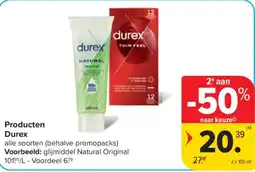 Carrefour Market Durex glijmiddel aanbieding