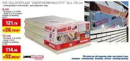 Hubo Pir-isolatieplaat enertherm multifit aanbieding