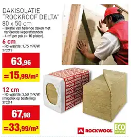 Hubo dakisolatie rockroof delta aanbieding