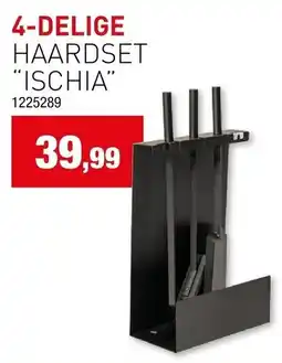 Hubo 4-delige haardset ischia aanbieding