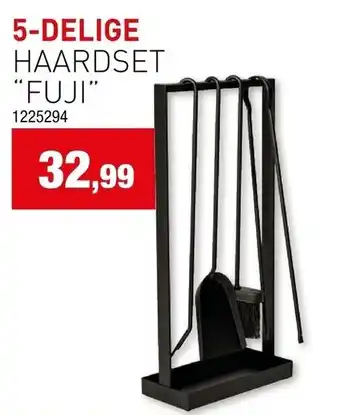 5-delige haardset fuji