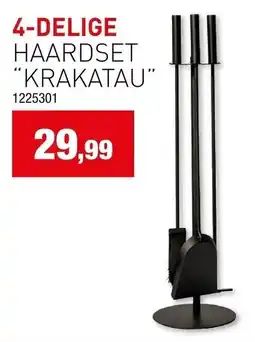 Hubo 4-delige haardset "krakatau" aanbieding