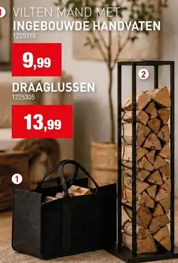 Hubo Vilten mand met ingebouwde handvaten aanbieding
