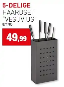 Hubo 5-delige haardset vesuvius aanbieding