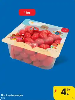 Carrefour Box kerstomaatjes aanbieding