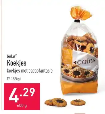 ALDI Gala koekjes 600 g aanbieding