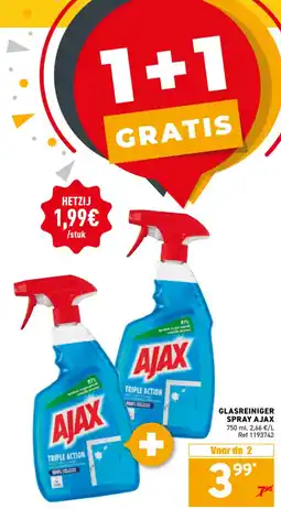 Trafic Glasreiniger spray ajax aanbieding