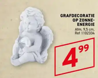Grafdecoratie op zonne-energie