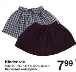 Zeeman Kinder rok aanbieding