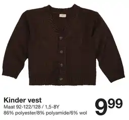 Zeeman Kinder vest aanbieding