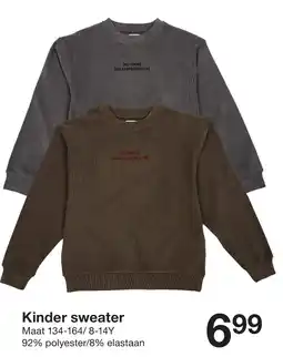 Zeeman Kinder sweater aanbieding