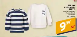 Trafic Set van 2 sweaters baby's aanbieding