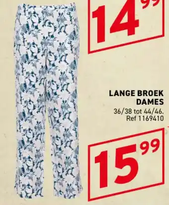 Lange broek dames