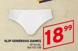 Trafic slip generous dames aanbieding