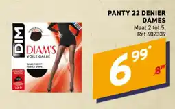 Trafic Panty 22 denier dames aanbieding