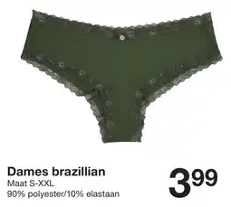 Zeeman Dames brazillian aanbieding