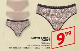 Trafic Slip of string dames aanbieding