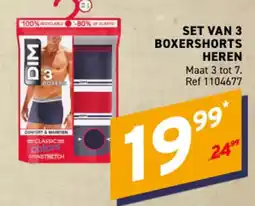 Trafic Set van 3 boxershorts heren aanbieding