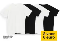 Zeeman Heren T-shirt aanbieding
