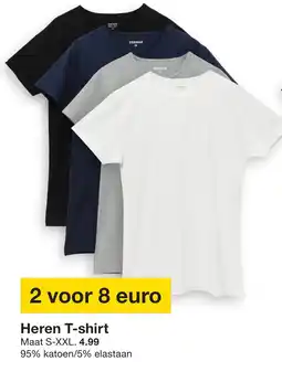 Zeeman Heren T-shirt aanbieding