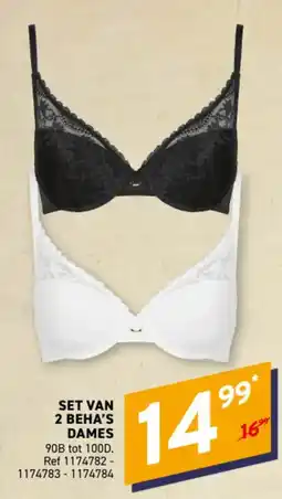 Trafic Set van 2 beha's dames aanbieding