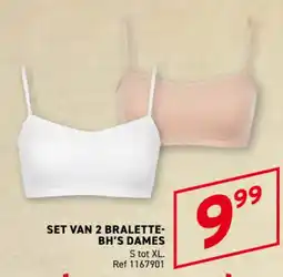 Trafic Set van 2 bralette-bh's dames aanbieding