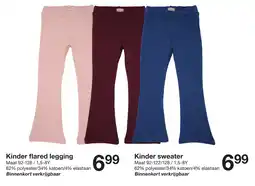 Zeeman Kinder flared legging aanbieding
