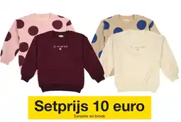 Zeeman Sweater en broek aanbieding