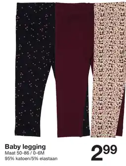 Zeeman Baby legging aanbieding