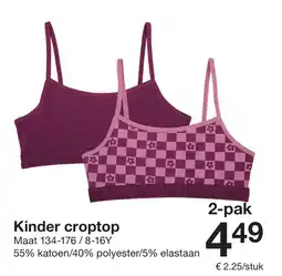 Zeeman Kinder croptop aanbieding