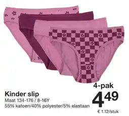 Zeeman Kinder slip aanbieding