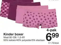 Zeeman Kinder boxer aanbieding