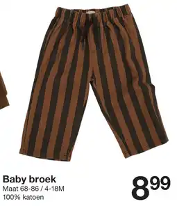Zeeman Baby broek aanbieding