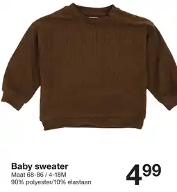 Zeeman Baby sweater aanbieding