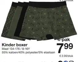 Zeeman Kinder boxer aanbieding