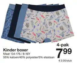 Zeeman Kinder boxer aanbieding