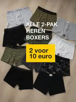 Zeeman heren boxers aanbieding