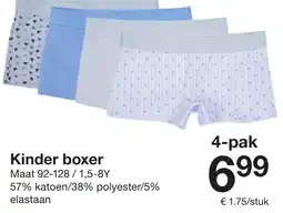 Zeeman Kinder boxer aanbieding
