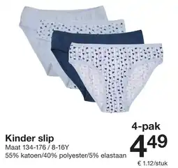 Zeeman Kinder slip aanbieding