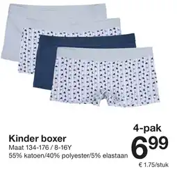 Zeeman Kinder boxer aanbieding
