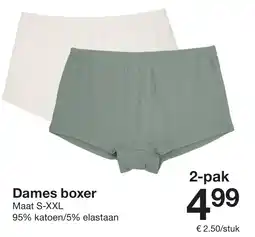Zeeman Dames boxer aanbieding