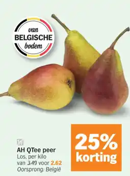 Albert Heijn AH QTee peer aanbieding