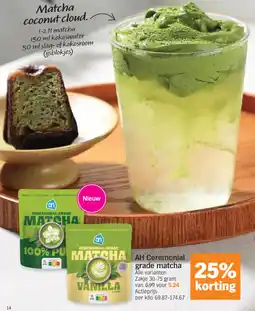 Albert Heijn AH Ceremonial grade matcha aanbieding