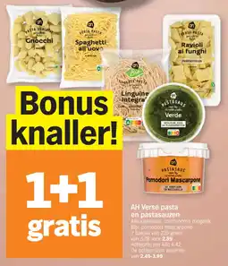 Albert Heijn AH Verse pasta en pastasauzen aanbieding