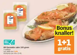 Albert Heijn Gerookte zalm aanbieding