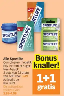 Albert Heijn Sportlife aanbieding