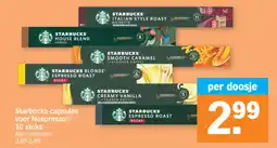 Albert Heijn starbucks capsules voor nespresso aanbieding
