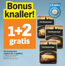 Albert Heijn Old Amsterdam original 48+ 4 plakken aanbieding