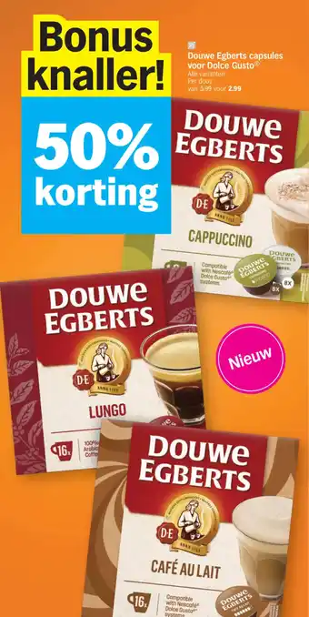 Douwe Egberts capsules voor Dolce Gusto