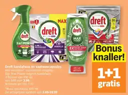 Albert Heijn Dreft handafwas en vaatwascapsules aanbieding